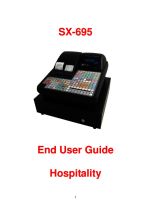 SX-695 and Geller SX-695 user guide Hospitality ver